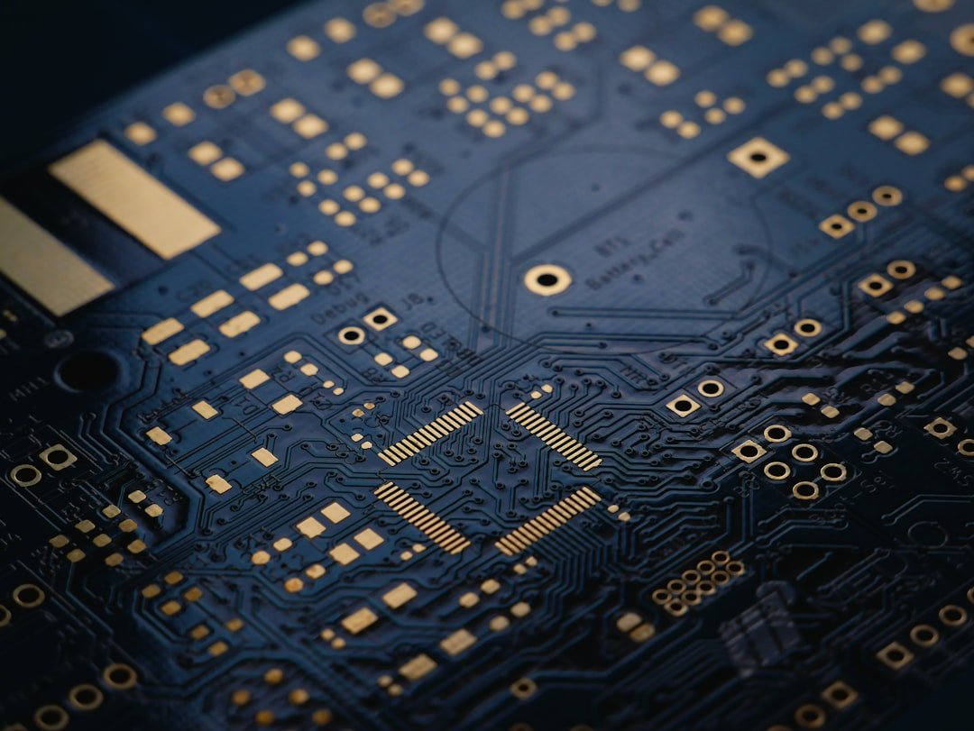 ESP32 2026 chip evolution — close-up of a futuristic circuit board